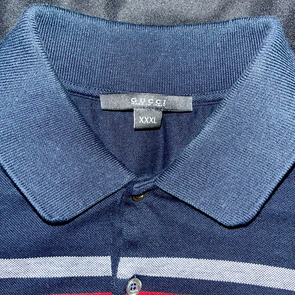 Plaid Print Gucci polo shirt
